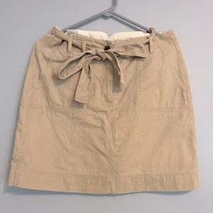 Tan Lands’ End Khaki Skort